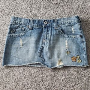 Roxy juniors jean skirt